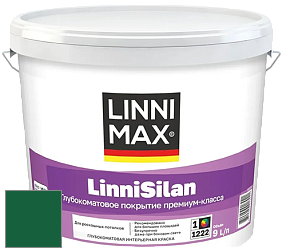 Краска LINNIMAX LinniSilan /ЛИННИМАКС ЛинниСилан (CAPAROL CAPASILAN) глубокоматовая краска цвет Malachit 65 