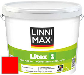 Краска LINNIMAX LITEX 1 / ЛИННИМАКС ЛИТЕКС 1 (CAPAROL SAMTEX 3) высокоэкологичная латексная краска цвет RAL 3026 