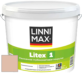 Краска LINNIMAX LITEX 1 / ЛИННИМАКС ЛИТЕКС 1 (CAPAROL SAMTEX 3) высокоэкологичная латексная краска цвет NCS S 1515-Y60R 