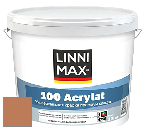 Краска LINNIMAX 100 ACRYLAT / ЛИННИМАКС 100 АКРИЛАТ (CAPAROL AMPHIBOLIN) акриловая краска цвет Papaya 70 