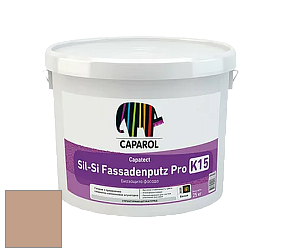 Краска Caparol Capatect Fassadenputz Sil-Si Pro / Капарол Капатек штукатурка структурная камешковая 25 кг. цвет Amber 50 