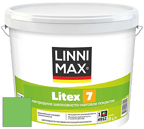 Краска LINNIMAX LITEX 7 / ЛИННИМАКС ЛИТЕКС 7  (CAPAROL SAMTEX 7) латексная краска цвет NCS S 0570-G20Y 