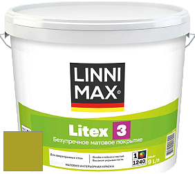 Краска LINNIMAX LITEX 3 / ЛИННИМАКС ЛИТЕКС 3 (ALPINA PREMIUM WAND) латексная краска цвет NCS S 2070-G60Y 