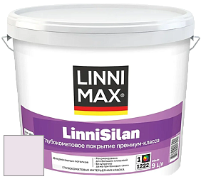 Краска LINNIMAX LinniSilan /ЛИННИМАКС ЛинниСилан (CAPAROL CAPASILAN) глубокоматовая краска цвет NCS S 0510-R40B 