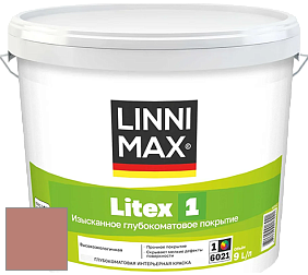 Краска LINNIMAX LITEX 1 / ЛИННИМАКС ЛИТЕКС 1 (CAPAROL SAMTEX 3) высокоэкологичная латексная краска цвет NCS S 3030-Y80R 