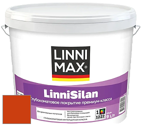 Краска LINNIMAX LinniSilan /ЛИННИМАКС ЛинниСилан (CAPAROL CAPASILAN) глубокоматовая краска цвет Rubin 30 