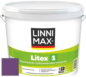 Краска LINNIMAX LITEX 1 / ЛИННИМАКС ЛИТЕКС 1 (CAPAROL SAMTEX 3) высокоэкологичная латексная краска цвет NCS S 4050-R50B 