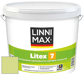 Краска LINNIMAX LITEX 7 / ЛИННИМАКС ЛИТЕКС 7  (CAPAROL SAMTEX 7) латексная краска цвет NCS S 0540-G50Y 