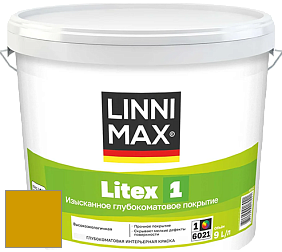 Краска LINNIMAX LITEX 1 / ЛИННИМАКС ЛИТЕКС 1 (CAPAROL SAMTEX 3) высокоэкологичная латексная краска цвет Oliv 10 