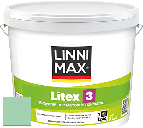 Краска LINNIMAX LITEX 3 / ЛИННИМАКС ЛИТЕКС 3 (ALPINA PREMIUM WAND) латексная краска цвет NCS S 1030-G 