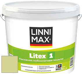 Краска LINNIMAX LITEX 1 / ЛИННИМАКС ЛИТЕКС 1 (CAPAROL SAMTEX 3) высокоэкологичная латексная краска цвет NCS S 1030-G60Y 