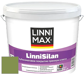 Краска LINNIMAX LinniSilan /ЛИННИМАКС ЛинниСилан (CAPAROL CAPASILAN) глубокоматовая краска цвет NCS S 3050-G40Y 