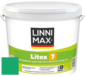 Краска LINNIMAX LITEX 7 / ЛИННИМАКС ЛИТЕКС 7  (CAPAROL SAMTEX 7) латексная краска цвет NCS S 1565-G 
