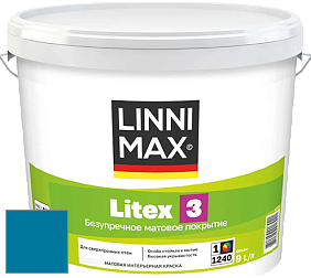 Краска LINNIMAX LITEX 3 / ЛИННИМАКС ЛИТЕКС 3 (ALPINA PREMIUM WAND) латексная краска цвет NCS S 3060-B 