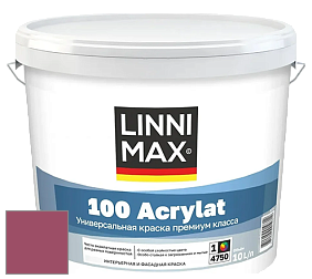 Краска LINNIMAX 100 ACRYLAT / ЛИННИМАКС 100 АКРИЛАТ (CAPAROL AMPHIBOLIN) акриловая краска цвет Flamenco 130 