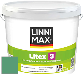Краска LINNIMAX LITEX 3 / ЛИННИМАКС ЛИТЕКС 3 (ALPINA PREMIUM WAND) латексная краска цвет Malachit 105 