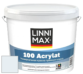Краска LINNIMAX 100 ACRYLAT / ЛИННИМАКС 100 АКРИЛАТ (CAPAROL AMPHIBOLIN) акриловая краска цвет Coelin 60 
