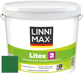 Краска LINNIMAX LITEX 3 / ЛИННИМАКС ЛИТЕКС 3 (ALPINA PREMIUM WAND) латексная краска цвет RAL 6001 