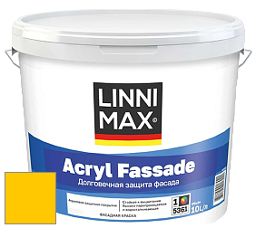 Краска LINNIMAX ACRYL FASSADE / ЛИННИМАКС АКРИЛ ФАССАДЕ (CAPAROL) акриловая фасадная краска цвет NCS S 0580-Y 