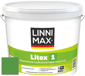 Краска LINNIMAX LITEX 1 / ЛИННИМАКС ЛИТЕКС 1 (CAPAROL SAMTEX 3) высокоэкологичная латексная краска цвет NCS S 2070-G20Y 