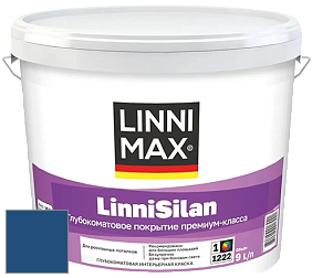 Краска LINNIMAX LinniSilan /ЛИННИМАКС ЛинниСилан (CAPAROL CAPASILAN) глубокоматовая краска цвет NCS S 4550-R80B 