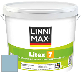 Краска LINNIMAX LITEX 7 / ЛИННИМАКС ЛИТЕКС 7  (CAPAROL SAMTEX 7) латексная краска цвет NCS S 2020-B 