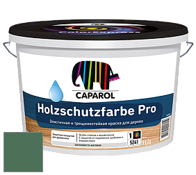 Краска CAPAROL HOLZSCHUTZFARBE PRO краска для древесины акриловая кроющая универсальная. цвет Malachit 40 