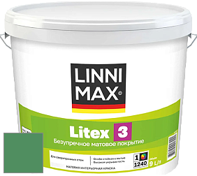 Краска LINNIMAX LITEX 3 / ЛИННИМАКС ЛИТЕКС 3 (ALPINA PREMIUM WAND) латексная краска цвет NCS S 3050-G10Y 