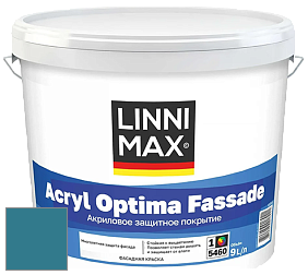 Краска LINNIMAX ACRYL OPTIMA FASSADE / ЛИННИМАКС АКРИЛ ОПТИМА ФАСАД (ALPINA) акриловая краска цвет NCS S 4040-B10G 