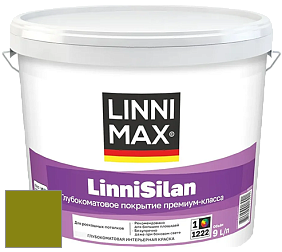 Краска LINNIMAX LinniSilan /ЛИННИМАКС ЛинниСилан (CAPAROL CAPASILAN) глубокоматовая краска цвет Oliv 25 