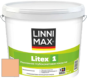 Краска LINNIMAX LITEX 1 / ЛИННИМАКС ЛИТЕКС 1 (CAPAROL SAMTEX 3) высокоэкологичная латексная краска цвет NCS S 1030-Y40R 