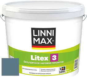 Краска LINNIMAX LITEX 3 / ЛИННИМАКС ЛИТЕКС 3 (ALPINA PREMIUM WAND) латексная краска цвет NCS S 5020-B 