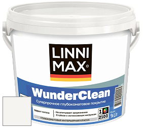 Краска LINNIMAX (CAPAROL) WUNDERCLEAN / ЛИННИМАКС ВУНДЕРКЛИН краска премиум-класса цвет Indeko-plus weiß 