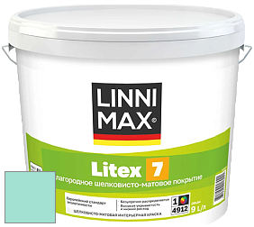 Краска LINNIMAX LITEX 7 / ЛИННИМАКС ЛИТЕКС 7  (CAPAROL SAMTEX 7) латексная краска цвет NCS S 0530-B70G 