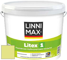 Краска LINNIMAX LITEX 1 / ЛИННИМАКС ЛИТЕКС 1 (CAPAROL SAMTEX 3) высокоэкологичная латексная краска цвет NCS S 0540-G60Y 