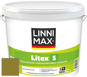 Краска LINNIMAX LITEX 1 / ЛИННИМАКС ЛИТЕКС 1 (CAPAROL SAMTEX 3) высокоэкологичная латексная краска цвет NCS S 3560-G70Y 