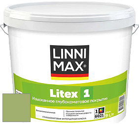 Краска LINNIMAX LITEX 1 / ЛИННИМАКС ЛИТЕКС 1 (CAPAROL SAMTEX 3) высокоэкологичная латексная краска цвет NCS S 2040-G40Y 