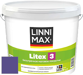 Краска LINNIMAX LITEX 3 / ЛИННИМАКС ЛИТЕКС 3 (ALPINA PREMIUM WAND) латексная краска цвет NCS S 3555-R60B 