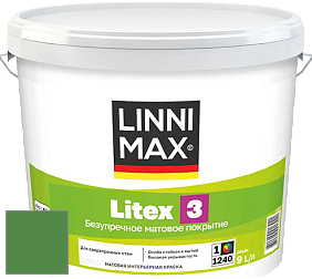 Краска LINNIMAX LITEX 3 / ЛИННИМАКС ЛИТЕКС 3 (ALPINA PREMIUM WAND) латексная краска цвет NCS S 3060-G20Y 