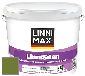 Краска LINNIMAX LinniSilan /ЛИННИМАКС ЛинниСилан (CAPAROL CAPASILAN) глубокоматовая краска цвет NCS S 3560-G40Y 