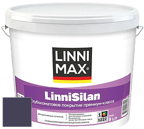 Краска LINNIMAX LinniSilan /ЛИННИМАКС ЛинниСилан (CAPAROL CAPASILAN) глубокоматовая краска цвет NCS S 7020-R60B 