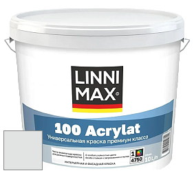 Краска LINNIMAX 100 ACRYLAT / ЛИННИМАКС 100 АКРИЛАТ (CAPAROL AMPHIBOLIN) акриловая краска цвет Pacific 60 