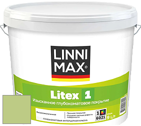 Краска LINNIMAX LITEX 1 / ЛИННИМАКС ЛИТЕКС 1 (CAPAROL SAMTEX 3) высокоэкологичная латексная краска цвет NCS S 1040-G40Y 