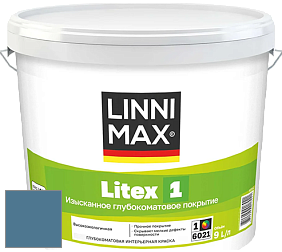 Краска LINNIMAX LITEX 1 / ЛИННИМАКС ЛИТЕКС 1 (CAPAROL SAMTEX 3) высокоэкологичная латексная краска цвет Pacific 160