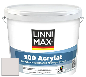 Краска LINNIMAX 100 ACRYLAT / ЛИННИМАКС 100 АКРИЛАТ (CAPAROL AMPHIBOLIN) акриловая краска цвет Onyx 30 