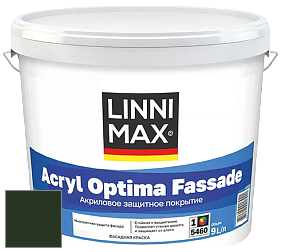 Краска LINNIMAX ACRYL OPTIMA FASSADE / ЛИННИМАКС АКРИЛ ОПТИМА ФАСАД (ALPINA) акриловая краска цвет RAL 6007 