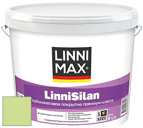 Краска LINNIMAX LinniSilan /ЛИННИМАКС ЛинниСилан (CAPAROL CAPASILAN) глубокоматовая краска цвет NCS S 0540-G40Y 