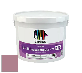 Краска Caparol Capatect Fassadenputz Sil-Si Pro / Капарол Капатек штукатурка структурная камешковая 25 кг. цвет Flamenco 105 