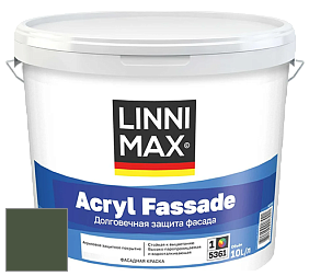 Краска LINNIMAX ACRYL FASSADE / ЛИННИМАКС АКРИЛ ФАССАДЕ (CAPAROL) акриловая фасадная краска цвет NCS S 7020-G30Y 