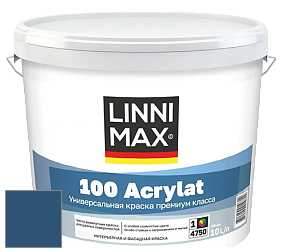Краска LINNIMAX 100 ACRYLAT / ЛИННИМАКС 100 АКРИЛАТ (CAPAROL AMPHIBOLIN) акриловая краска цвет Donau 0 